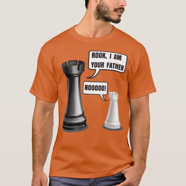 Camiseta Humor divertido del jugador de tablero de ajedrez  (Anverso)