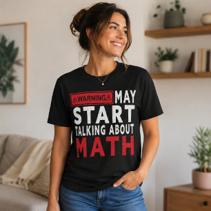 Camiseta Humor divertido del profesor de matemáticas: chist