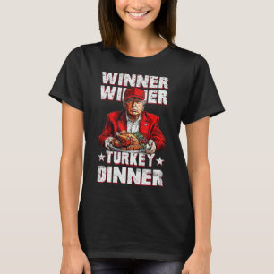 Camiseta Humor Divertido Ganador Ganador Cena De Pavo Día D