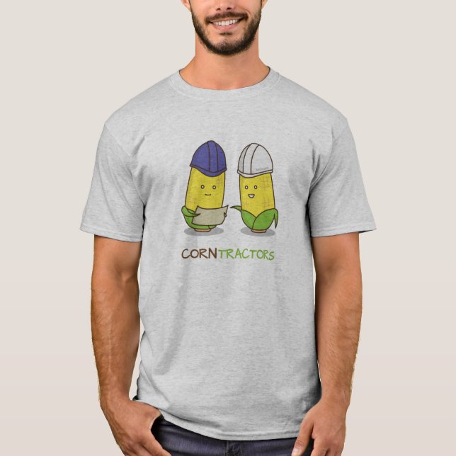 Camiseta Humor divertido lindo de Punny de los contratistas (Anverso)