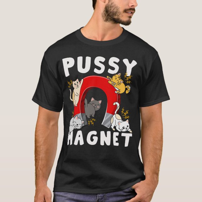 Camiseta Humor divertido para adultos Hombres Gato Mujeres (Anverso)
