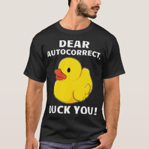Camiseta Humor divertido para adultos Pato de perro Querido