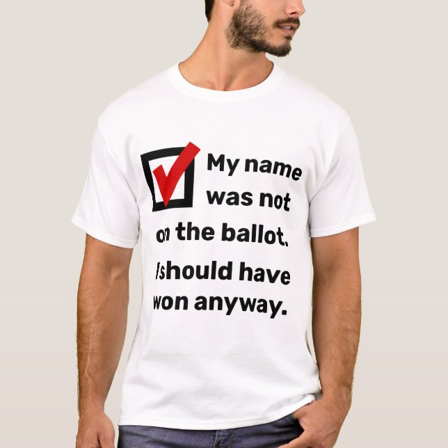 Camiseta Humor electoral 2024 (Anverso)