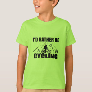 Camiseta Humor en Bicicleta de Montaña - Ciclismo Divertido