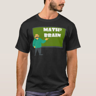 Camiseta Humor escolar de los conductores de matemáticas