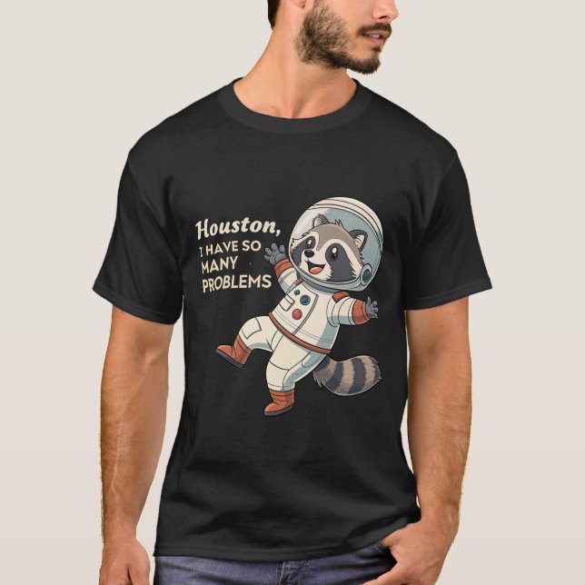 Camiseta Humor espacial: Los extraños problemas del astrona (Anverso)