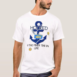 Camiseta Humor estético de pescador azul para los amantes d