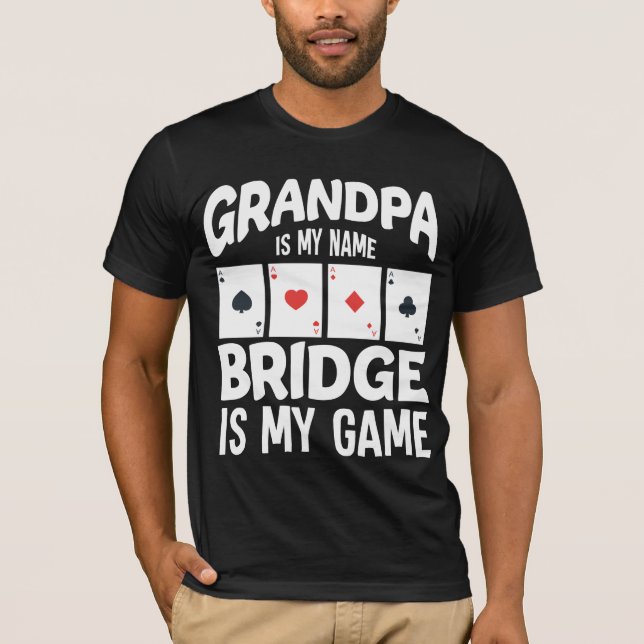Camiseta Humor familiar de jugador de apuestas de cartas pu (Anverso)