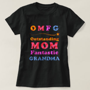 Camiseta Humor fantástico de la abuela de la mamá