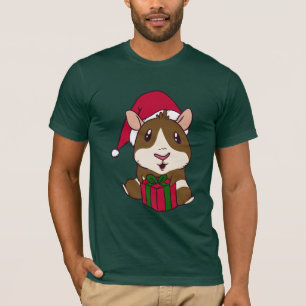 Camiseta Humor festivo de Navidades de cerdo de Guinea