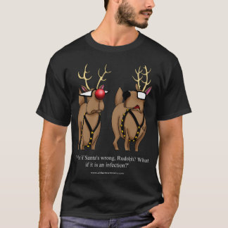 Camiseta Humor festivo de renos para Navidades divertidos