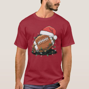 Camiseta Humor Futbolero de Santa Navidad Fútbol Mujeres Ho