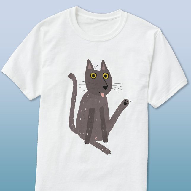 Camiseta Humor gato gracioso (Funny cat t-shirt)