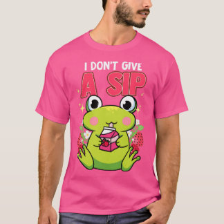 Camiseta Humor gracioso de rana que no le doy un sorbo