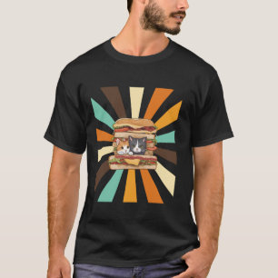 Camiseta Humor gracioso de sandwich de gato para Kamala Har
