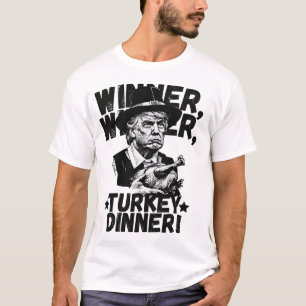 Camiseta Humor gracioso Trump ganador de Cena en Turquía ca