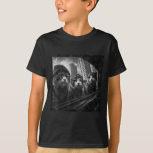 Camiseta Humor gráfico divertido de Gangster Cats Street