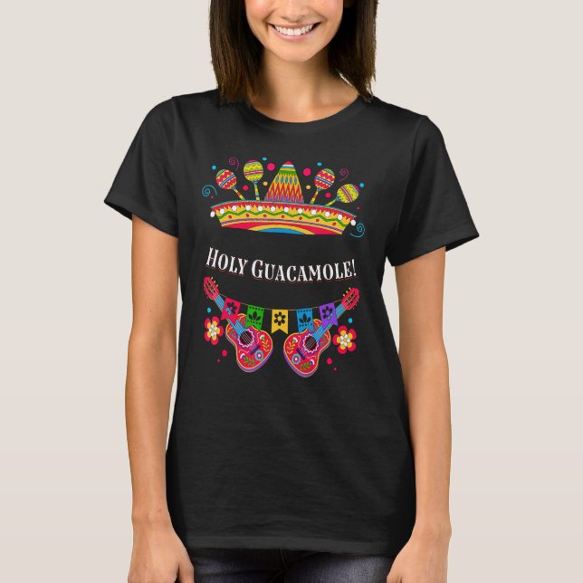 Camiseta Humor Guacamole Guac Aguacate Cinco De Mayo (Anverso)