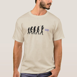 Camiseta humor human evolution 404 error
