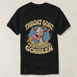 Camiseta Humor inapropiado para la cabra de la garganta asf