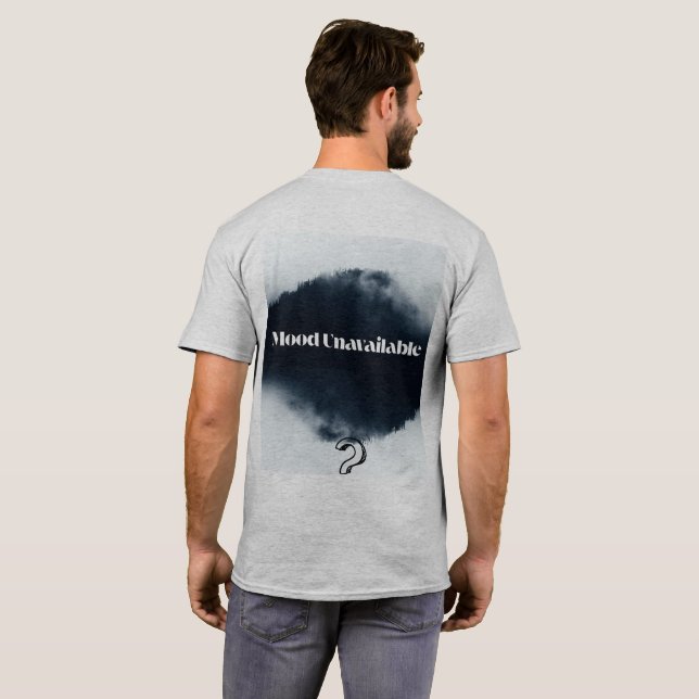 Camiseta "HUMOR INDISPONIBLE: Caída estrellada del silencio (Reverso completo)