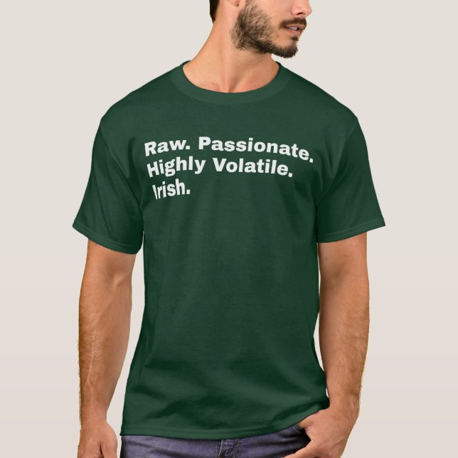 Camiseta Humor irlandés (Anverso)