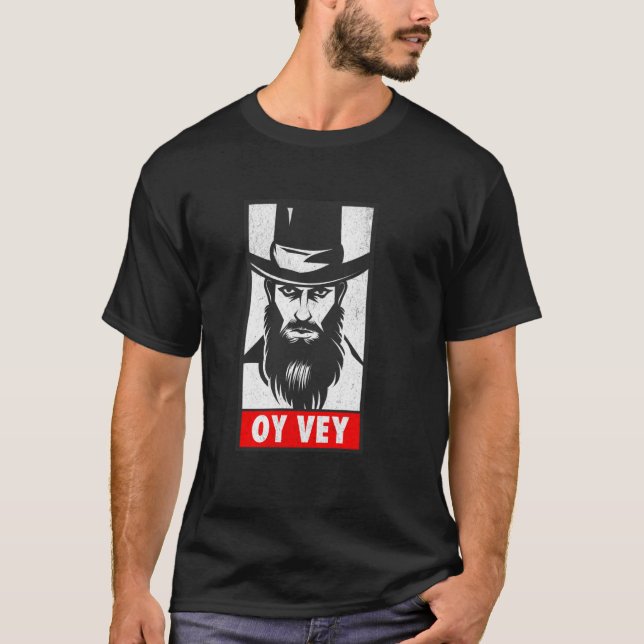 Camiseta Humor judío gracioso Oy Vey (Anverso)