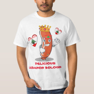 Camiseta Humor libanés divertido Líbano Bolonia 