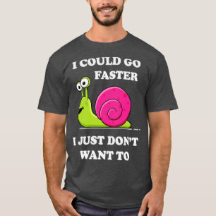 Camiseta Humor lúgubre de caracol perezoso
