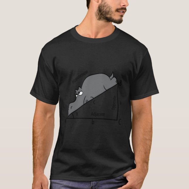 Camiseta Humor matemático Hippotenusa Hipotenusa (Anverso)