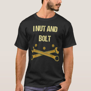 Camiseta Humor mecánico de tuercas y tornillos Reparación d