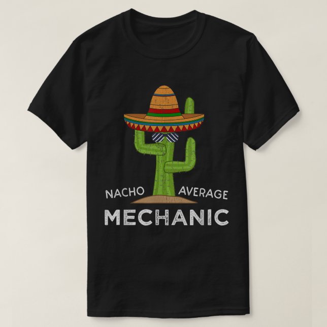 Camiseta Humor Mecánico Diciendo (Diseño del anverso)