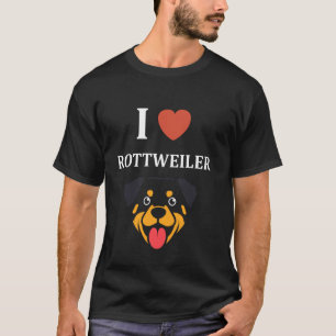 Camiseta Humor minimalista de perro de Rottweiler me encant
