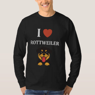 Camiseta Humor minimalista de perro de Rottweiler me encant