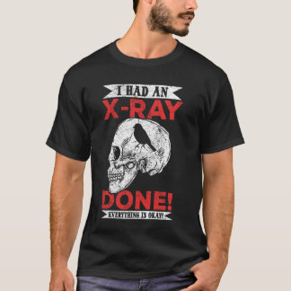 Camiseta Humor negro de rayos X y estilo macabro