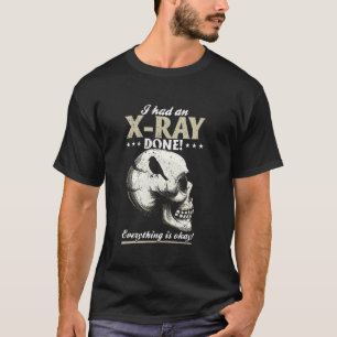 Camiseta Humor negro de rayos X y estilo macabro