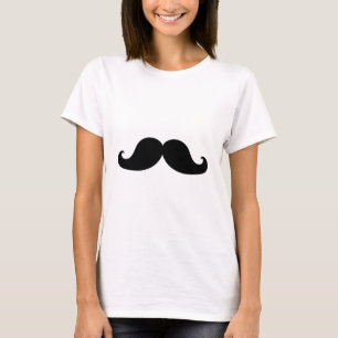 Camiseta Humor negro divertido del bigote