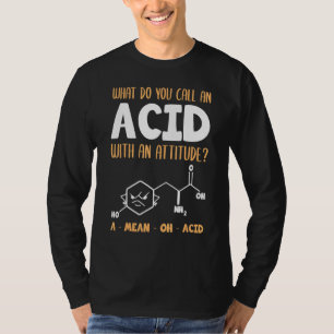 Camiseta Humor Nerdy Química Amino Ácido Para Mujeres Hombr