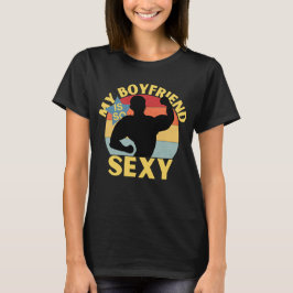 Camiseta Humor novio sexy cita a mi novio es tan sexy
