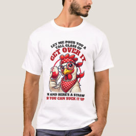 Camiseta Humor Occidental Divertido de Pollo