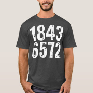 Camiseta Humor ofensivo adulto de 1843