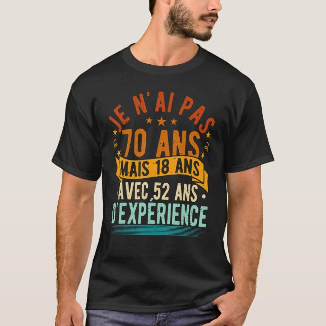 Camiseta Humor original de los hombres y mujeres de cumplea (Anverso)