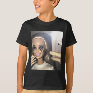 Camiseta Humor oscuro para muñecas humeantes selfie
