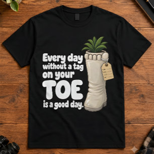 Camiseta Humor Oscuro Todos Los Días Sin Etiqueta De Dedo B