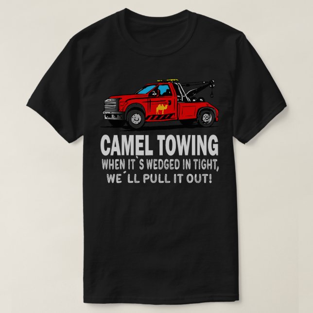 Camiseta Humor para adultos Camel Towing (Diseño del anverso)