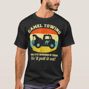 Camiseta Humor Para Adultos Con Remolque De Camello Estilo 