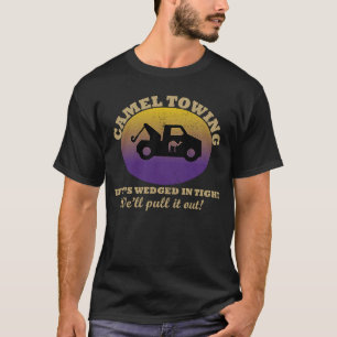 Camiseta Humor para adultos retro de remolque de camello