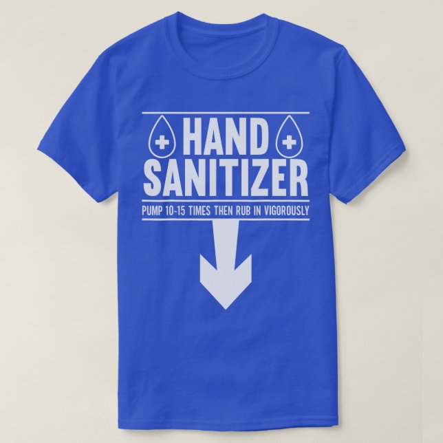 Camiseta Humor para adultos sanitizante Chistes sucios grac (Diseño del anverso)