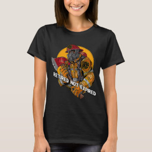 Camiseta Humor para bomberos jubilado no caducado