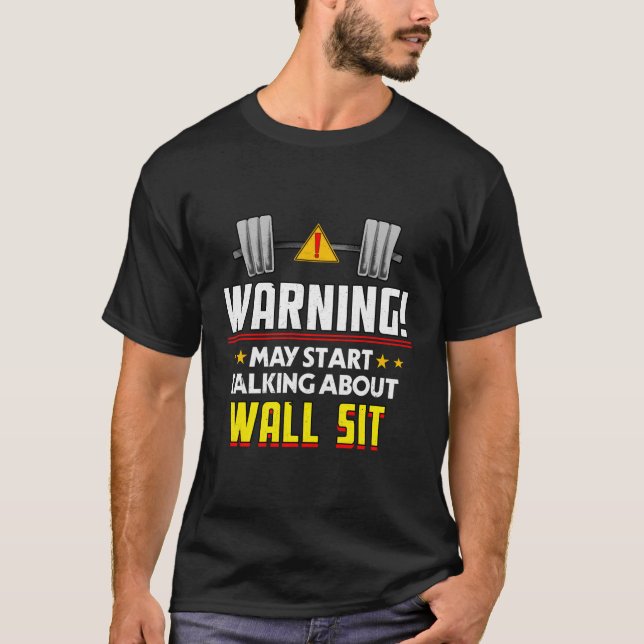 Camiseta Humor para entrenamiento de pared Gimnasio Salud (Anverso)
